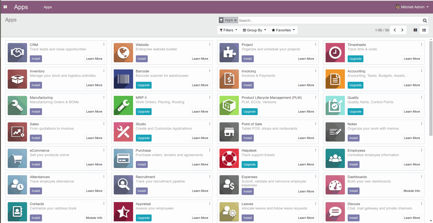 Odoo • Text and Image